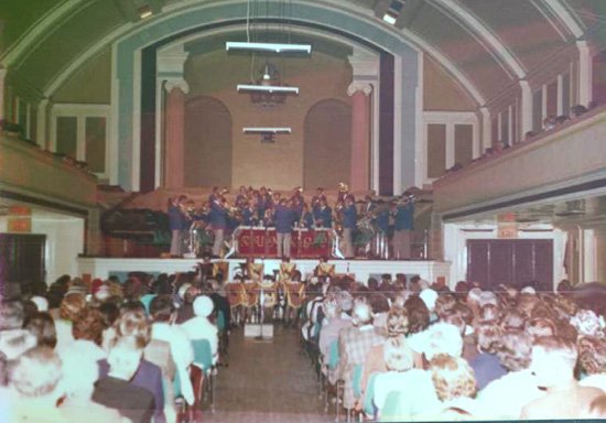 Abschlusskonzert in Kilmarnock 1976